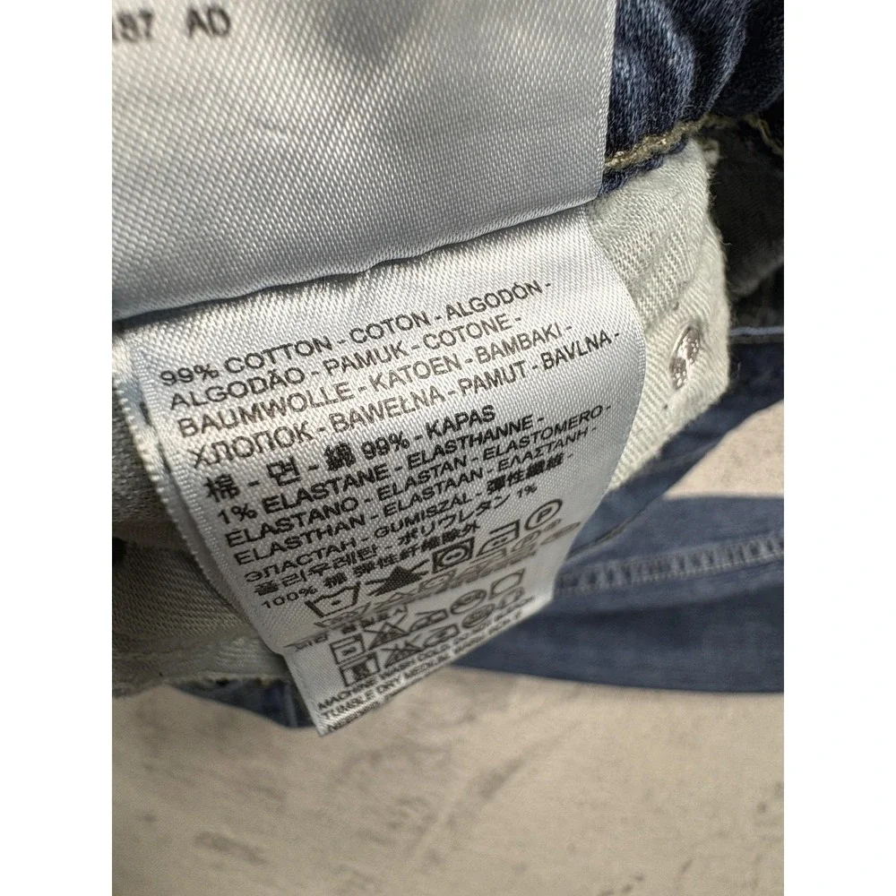 Levis 511 Jeans‎ Mens Measured 32x31 Blue Slim Fit Stretch Tapered Leg